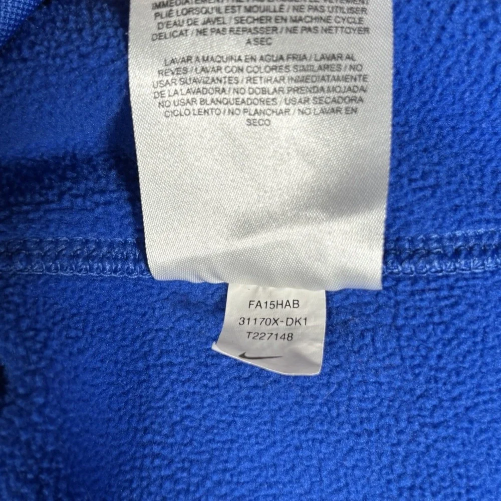 Nike Duke‎ Blue Devils Hoodie Sweatshirt Mens XL Pullover Blue Therma Fit Logo